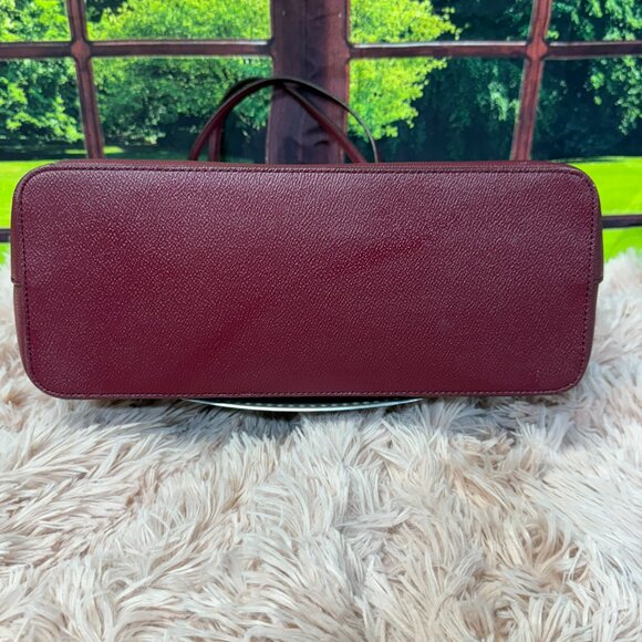 EUC Kate Spade Lori Large Textured Tote- Blackberry w/ COA - Picture 4 of 12